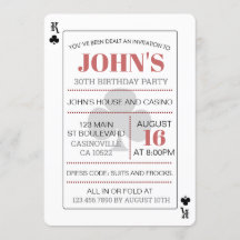 Cartão de Jogada do Rei dos Clubs Casino Poker