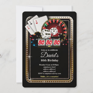 Cartão de Jogada Poker, convite para festa do cas