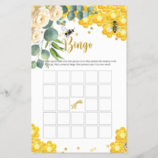 Cartão de Jogo Bee Honey Bingo