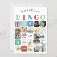 Cartão de Jogo Bingo do Partido do Amor Insetos (v