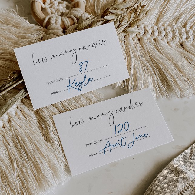 Cartão de Jogo de Adivinhação de Doces com Script  (Criador carregado)