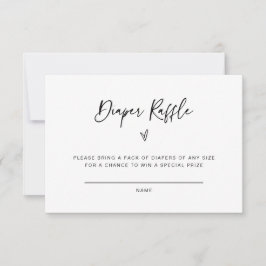 Cartão de Jogo de Atividade do Chá de fraldas Raff