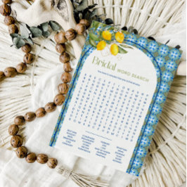 Cartão de Jogo de Busca de Palavras de Chuveirinho