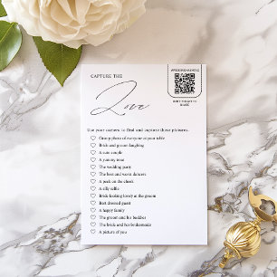 Cartão de Jogo de Casamento Elegante I Spy