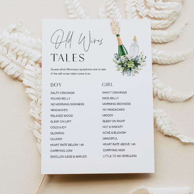 Cartão de Jogo de Chá de fraldas de Histórias de E (Criador carregado)