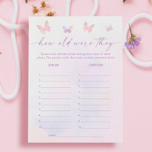 Cartão de Jogo de Chá de panela de Borboleta Adivi