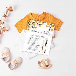 Cartão de Jogo de Chuveiro Quem é o Pequeno Fofo B