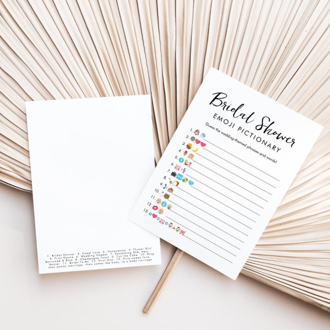 Cartão de Jogo de Imagem Emoji chá de panela (Criador carregado)