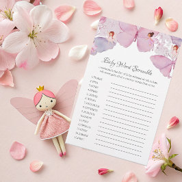 Cartão de Jogo de Palavras Misturadas de Bebê Tema