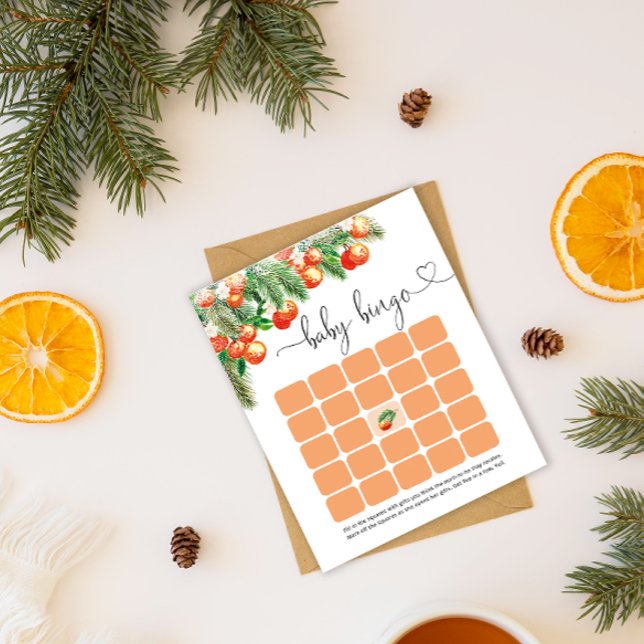 Cartão de jogo Little Cutie chá de fraldas Bingo (Criador carregado)