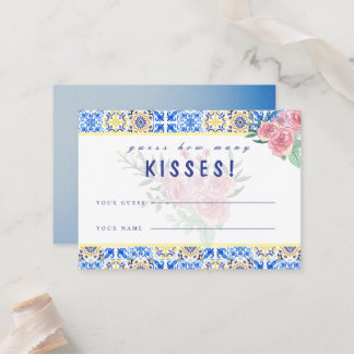 Cartão de Jogo Mamma Mia, Azulejo Azul Italiano