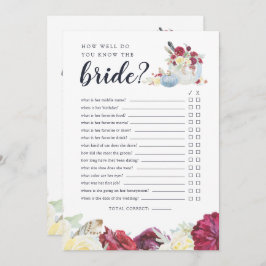 Cartão de Jogo para Chás de panela de Dois Lados d