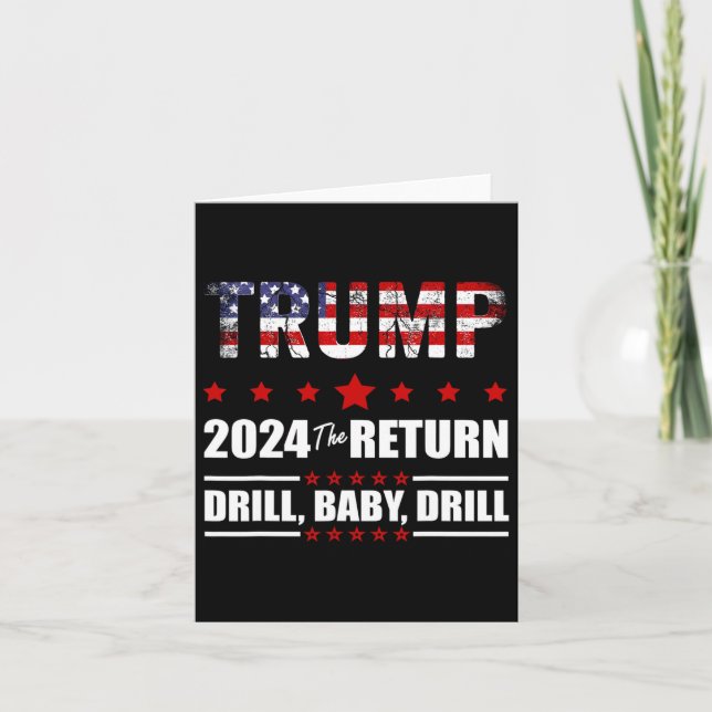 Cartão De Julho Trump 2024 Drill Ba (Frente)