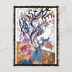 Cartão de Junção n.o 14. Desenho Colorido Apostado