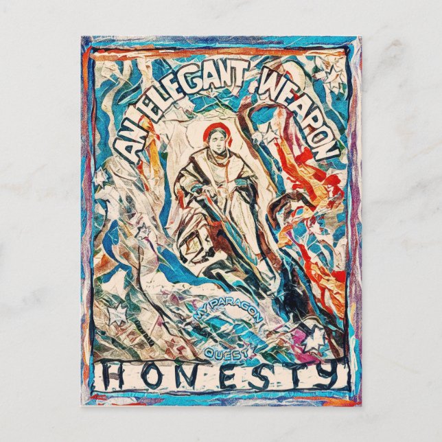 Cartão de Junção n.o 5: Honestidade, uma arma eleg (Frente)