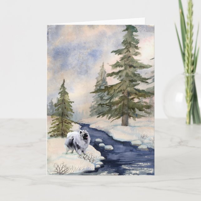 Cartão de Kees da neve (Frente)