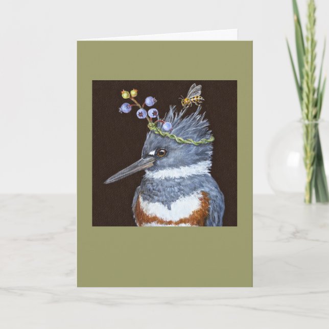 cartão de kingfisher (Frente)