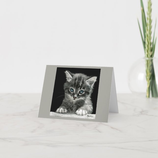 Cartão de Kitten "Bright Future" (Frente)