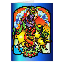 Cartão de Krishna