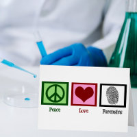 Cartão de Laboratório Forense de Impressão Digital