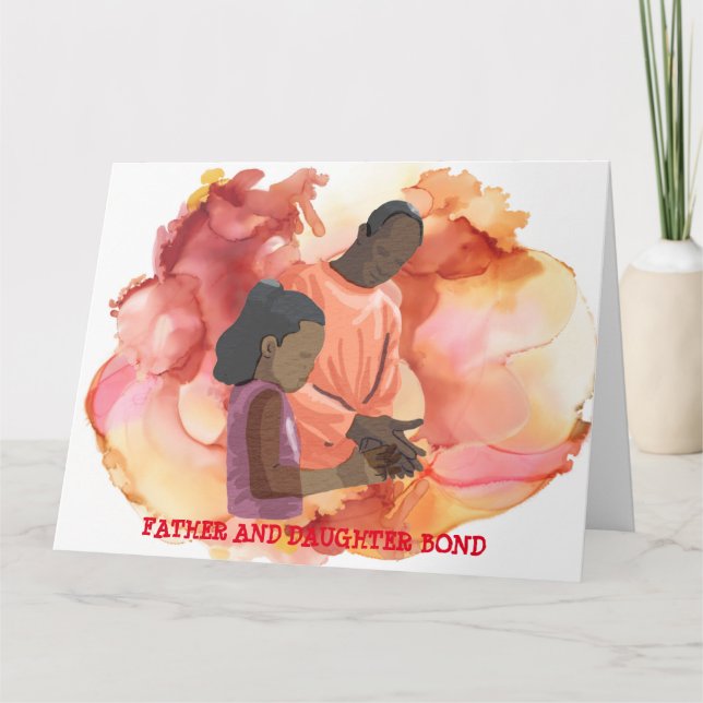 CARTÃO DE LAÇO ENTRE PAI E FILHA (Frente)