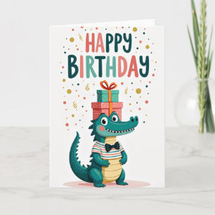 Cartão de Lagarto Listrado Doce