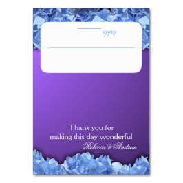 Cartão de lavanda e Cartão Azul Hydrangeas