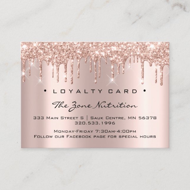 Cartão de Lealdade 6 Plantas Nutricionais de Saúde (Frente)