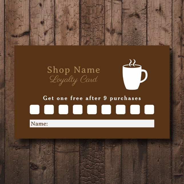 Cartão de Lealdade Café (Coffee Loyalty Card)