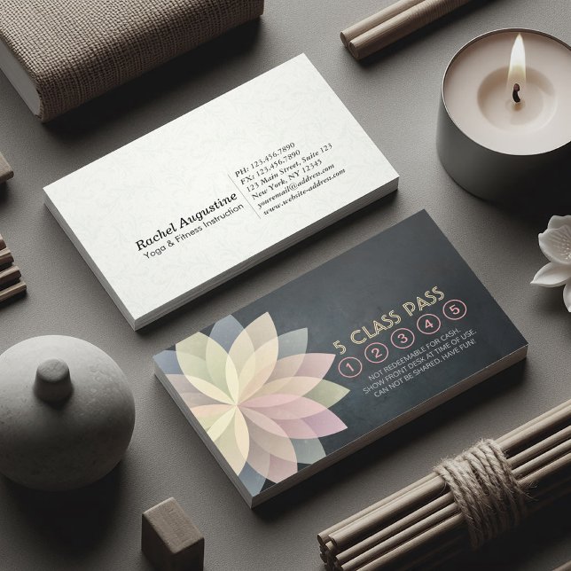 Cartão de Lealdade de Classe de Instrutor de Medit (Criador carregado)