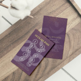 Cartão de Lealdade de Classe de Instrutor de Medit