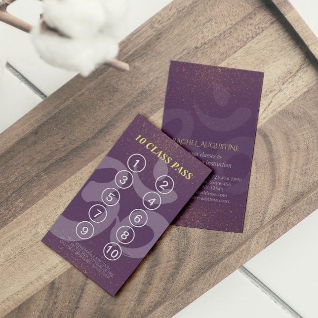 Cartão de Lealdade de Classe de Instrutor de Medit (Criador carregado)