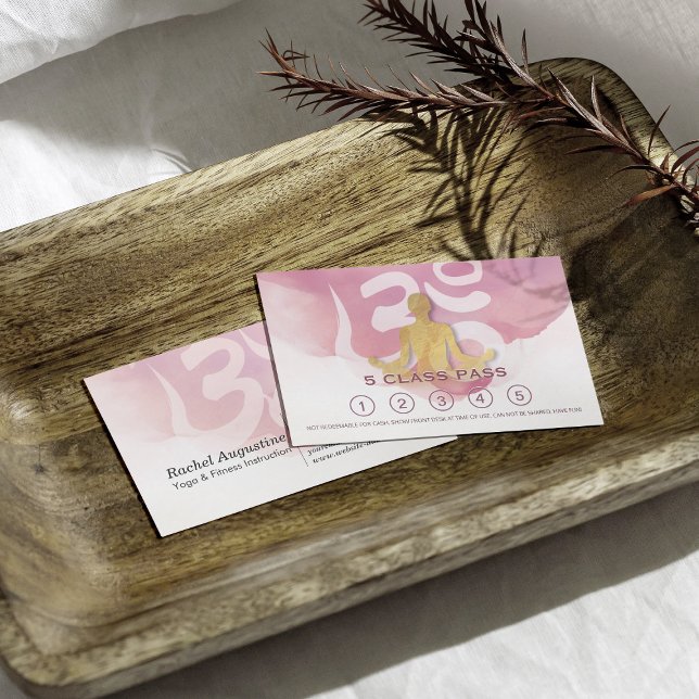 Cartão de Lealdade de Classe de Instrutor de Medit (Criador carregado)