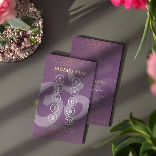 Cartão de Lealdade de Classe de Instrutor de Medit