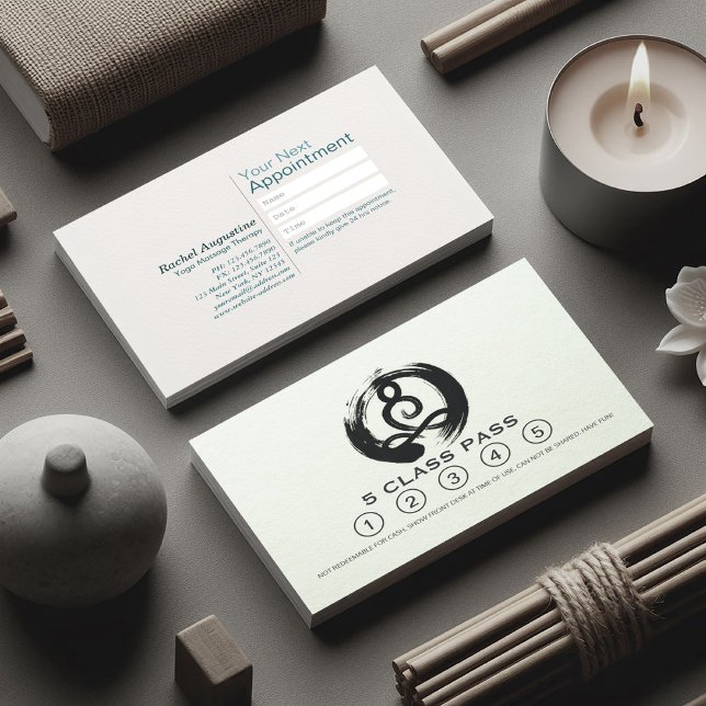 Cartão de Lealdade de Classe de Instrutor de Medit (Criador carregado)