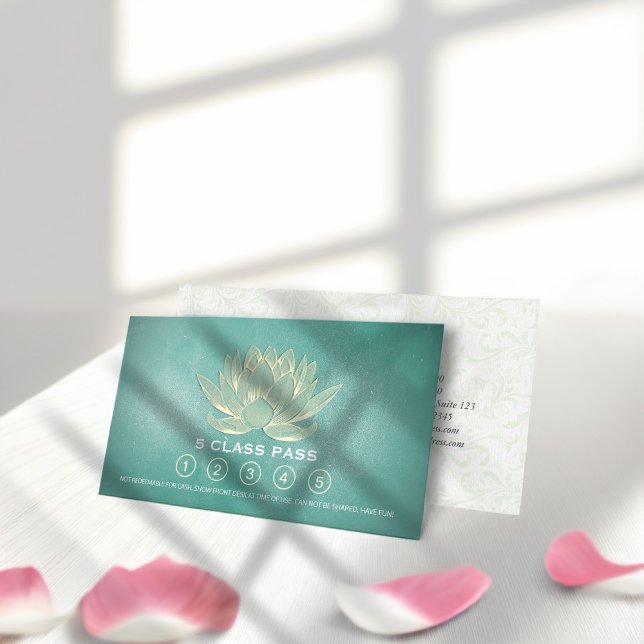 Cartão de Lealdade de Classe de Instrutor de Medit (Criador carregado)