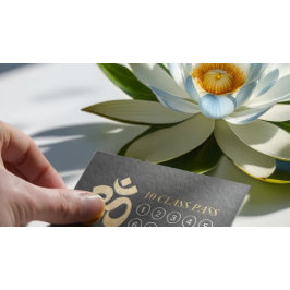 Cartão de Lealdade de Classe de Instrutor de Medit