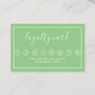 Cartão de Lealdade preto e branco minimalista mode