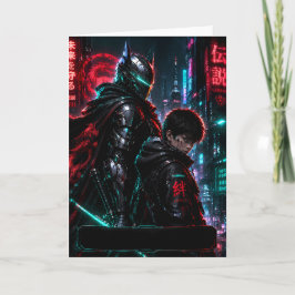 Cartão de Legado dos Pais Cyberpunk