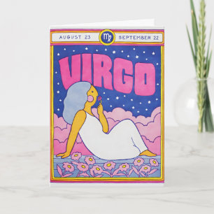 Cartão de Letterpress de Virgem