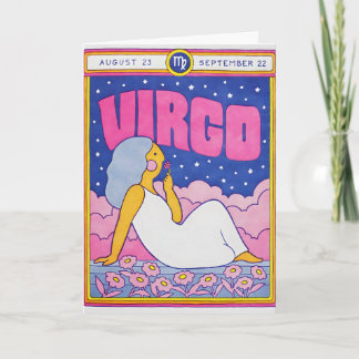 Cartão de Letterpress de Virgem