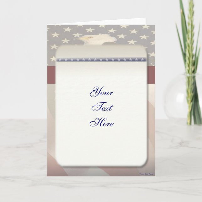 Cartão de Liberdade Americano (Frente)