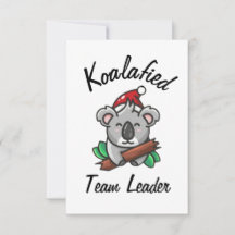 Cartão de Líder de Equipe Koalafied