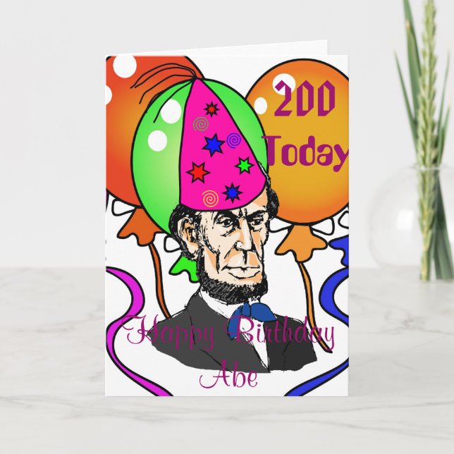 Cartão de Lincoln (Frente)