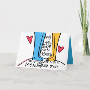 Cartão de Linfedema Primário "Sempre Número Um"