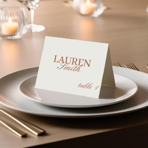 Cartão de Local de Casamento Clássico Elegante em 