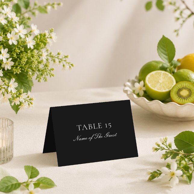 Cartão de Local de Casamento com Caligrafia em Mar (Criador carregado)