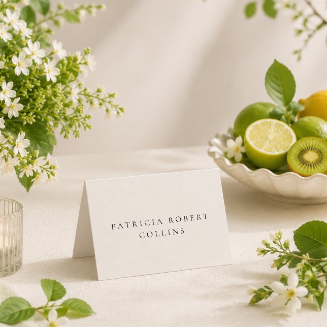 Cartão de Local de Casamento com Caligrafia em Mar (Criador carregado)