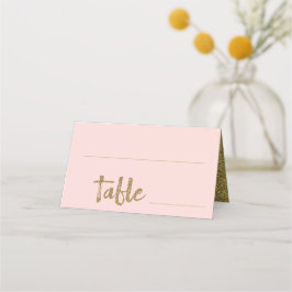 Cartão de Local de Casamento Cor-de-Rosa Cor-de-Lo