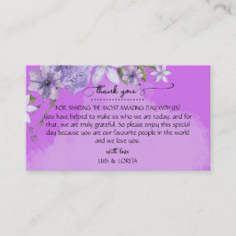 Cartão de Local de Casamento de Escritura